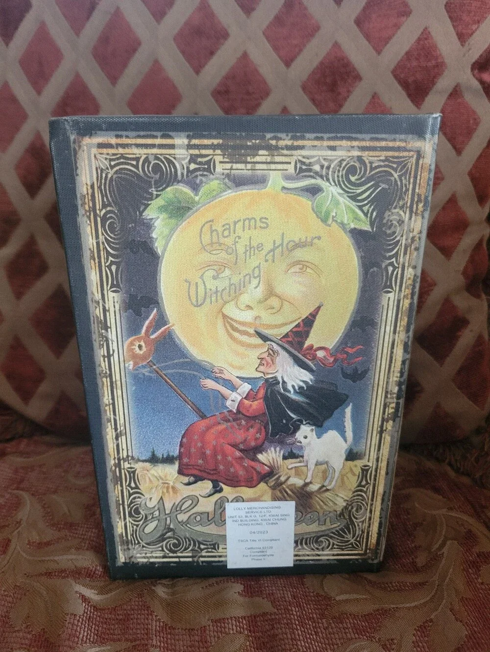 Witch's Tales Decorative Box with Witch Illustration